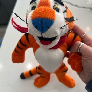 Vibrant Plush Tony the Tiger Toy - Orange, White, and Black